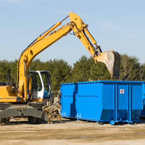 how does a residential dumpster rental service work in Mono City